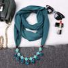 Small Fur Ball Necklace Scarf Women's Spring Autumn Winter Fashion Scarf