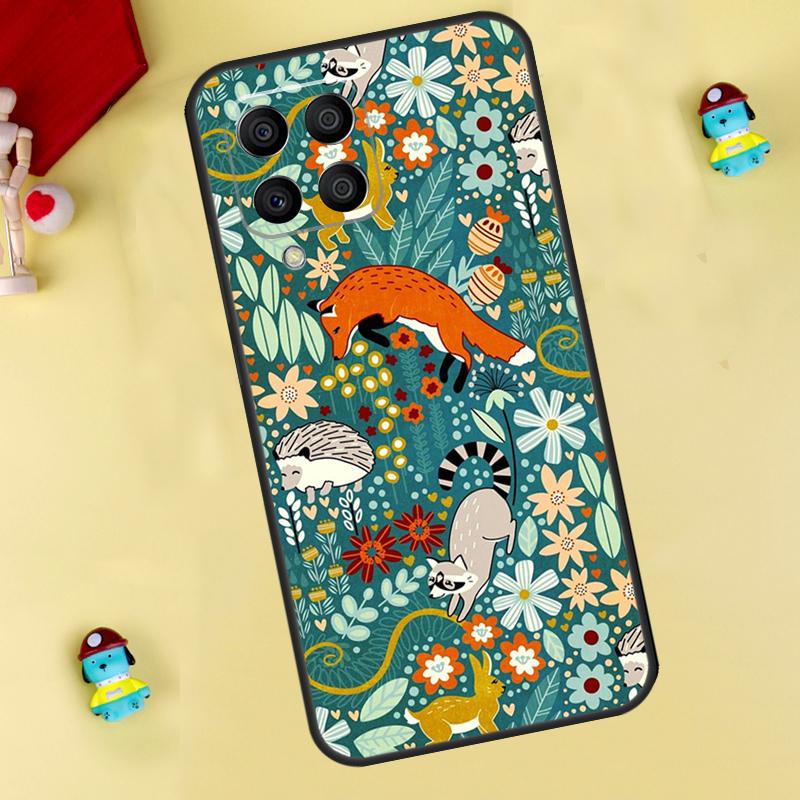 Милый чехол-ёжик для Samsung Galaxy M35 M55 M15 M11 M12 M13 M14 M06 M16 M36 M56 M31 M53 M32 M52 M34 M54