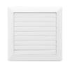 Ventilation Grille With Mechanical Shutter 140*140Mm White - Rx 02-344