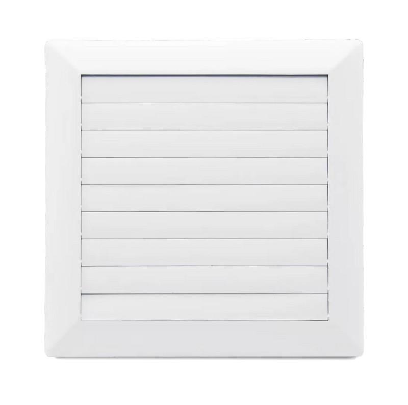 Ventilation Grille With Mechanical Shutter 140*140Mm White - Rx 02-344