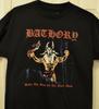Винтажная футболка Bathory Черная Унисекс S-5XL Бесплатная доставка MQ347 Унисекс Футболка