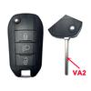 Для Citroen Aircross C3 C4 C5 C6 Для Peugeot 308 4008 Rcz 508 Выкидной Чехол Корпус Крышка для Автомобильного Ключа с Дистанционным Управлением Лезвие Hu83 Va2