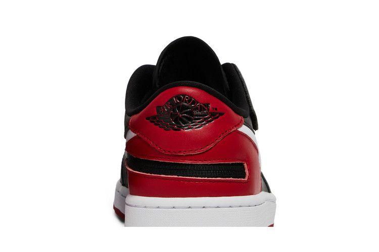 Men's Sneakers Jordan 1 Low FlyEase Black White Gym Red Black/White/Gym Red