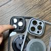 Роскошный магнитный держатель для зарядки чехол для телефона iPhone 16 15 14 13 Pro Max все включено объектив с защитным чехлом на шнурок