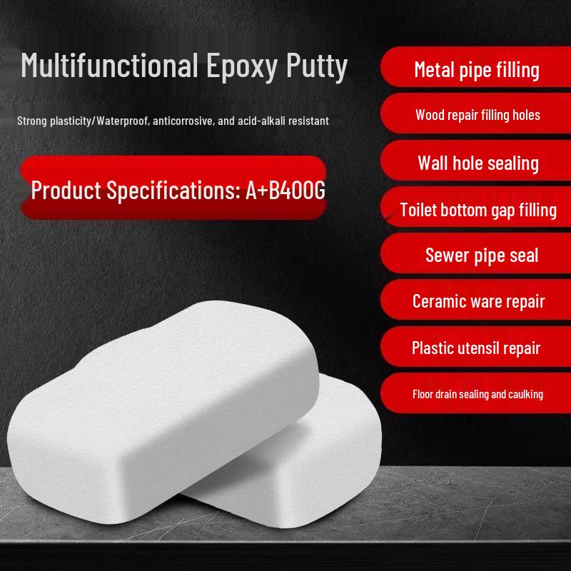 Водостойкий Быстросохнущий Клей-Наполнитель из Пластичной Стали для Ремонта Керамики и Железа