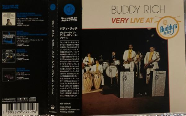 CD BUDDY RICH - Very Live At Buddy's Place PCD23509 P-Vine Records 2004 Japan ObiJazz Used