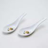 Gold five Colorful Chinese character spoon (2 spoons) AM-IR004
