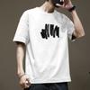 American Retro 100% Pure Cotton Short Sleeved T-shirt Men's Summer Hong Kong Style Handsome Loose