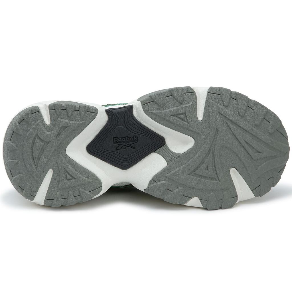 Reebok Fluffi Puff CN Классические Универсальные Кроссовки на Толстой Подошве Низкие Унисекс кроссовки Бело-зеленые 24FRC913U1GL5