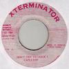 7inch Record CAPLETON - Don't Try To Trick I NONE Xterminator 1994 Jamaica Reggae, Ska & Dub Used