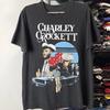 Винтажная черная футболка Charley Crockett Artist On Tour, все размеры, TU399, унисекс