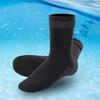 1pair 3MM Black Diving Socks Long Tube Wetsuit Shoes Diving Surfing Boots  Boarding