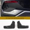 2PC Front Fog Light Trim Cover Frame Fog Lamp Eyebrow Spoiler Wind Knife ABS Self-Adhesive For BYD Atto3 Yuan Plus  Accessories