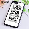 Krajews Best Mom ever In The World Phone Case Cover For iPhone 17 Air 16 15 14 plus 11 12 13 pro max coque Fundas