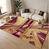 Custom Rug Queensland Maroons Pattern Print Name Text Soft Non‑Slip Floor Carpet for Home Indoor Decoration