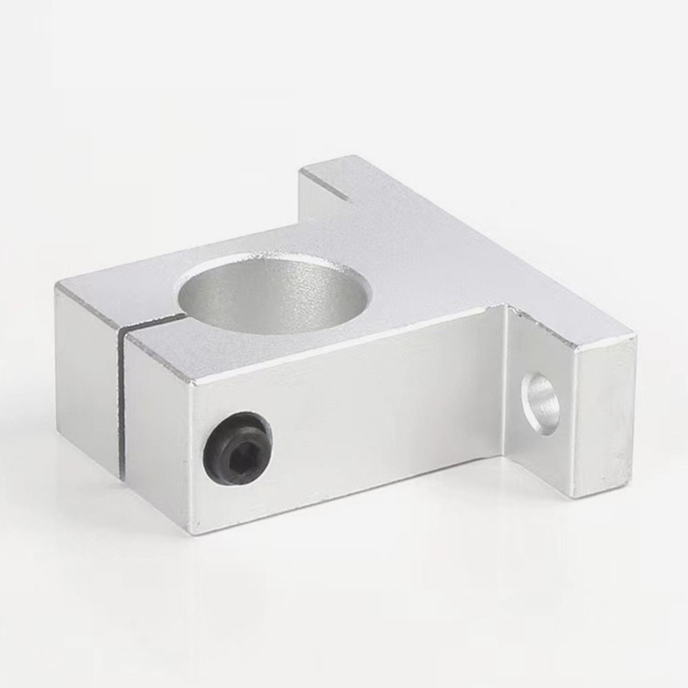 1 шт. Опора вала направляющей фрезера с ЧПУ, держатель стержня из алюминиевого сплава, новый линейный подшипник, деталь для 3D-принтера