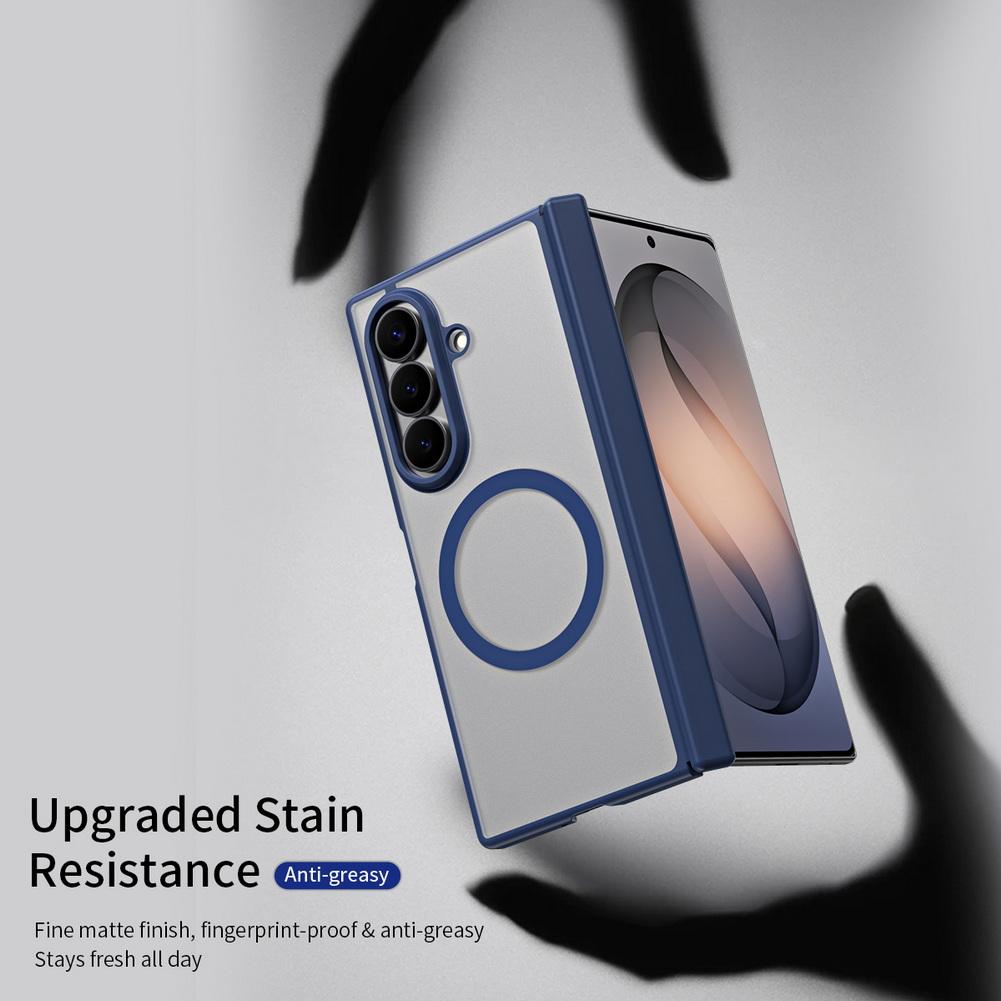 Clear Matte Slightly Phone Case for Samsung Galaxy Z Fold 8 Ultra Fold 7 6 5 4 Front Glass Strong Magnetic Hinge Protect Cover