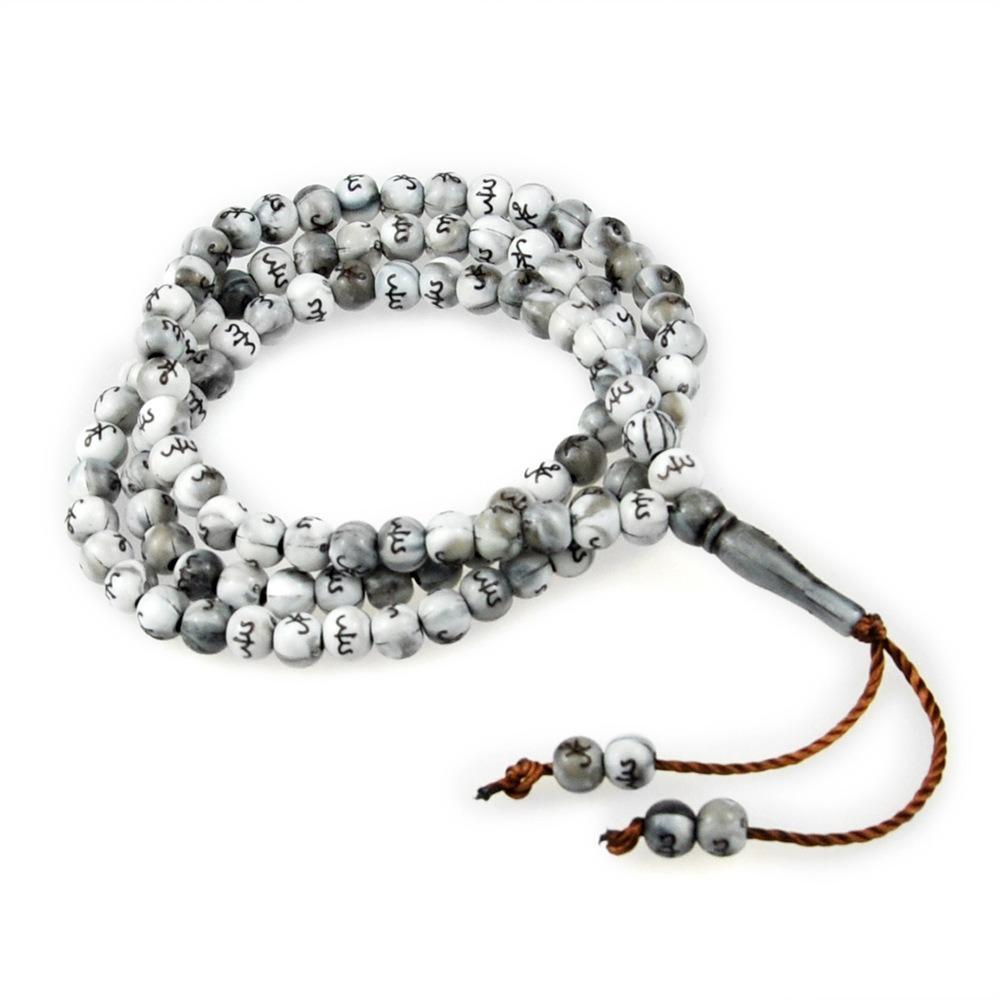 Middle East Rosary 99 Prayer Beads Tassel Pendant New Muslim Bracelets