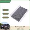Фильтр кондиционера для Peugeot 307 2001 2002 2003 2004 2005 2006 2007 2008 2009 2010 2011 6447.KL 6447.NT Автомобильные аксессуары