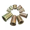 Rpi shop - D-гайка M5 X 10 мм, Врезная гайка для дерева, Оцинкованная, Головка под шестигранник, Мебельная гайка, Мебельная гайка Соединительный винт для шкафа, Метрическая Шест
