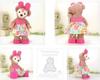 Cushu cush Duffy ShellieMay костюм мягкая игрушка товары одежда сладости узор лосось розовый комплект из 3 предметов лента и обувь cds333s платье-наряд,