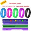 Умный браслет для мониторинга температуры V9: Всепогодный трекер температуры тела с вибрационными оповещениями, секундомером и будильником.