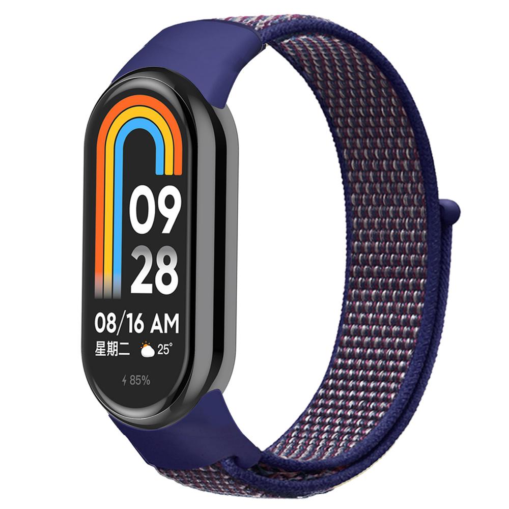 Нейлоновый ремешок для Xiaomi Mi Band 10/9/8 Браслет NFC Дышащий браслет Наручный ремешок Correa Спортивный ремешок для Mi band 8/9/10 Ремешок