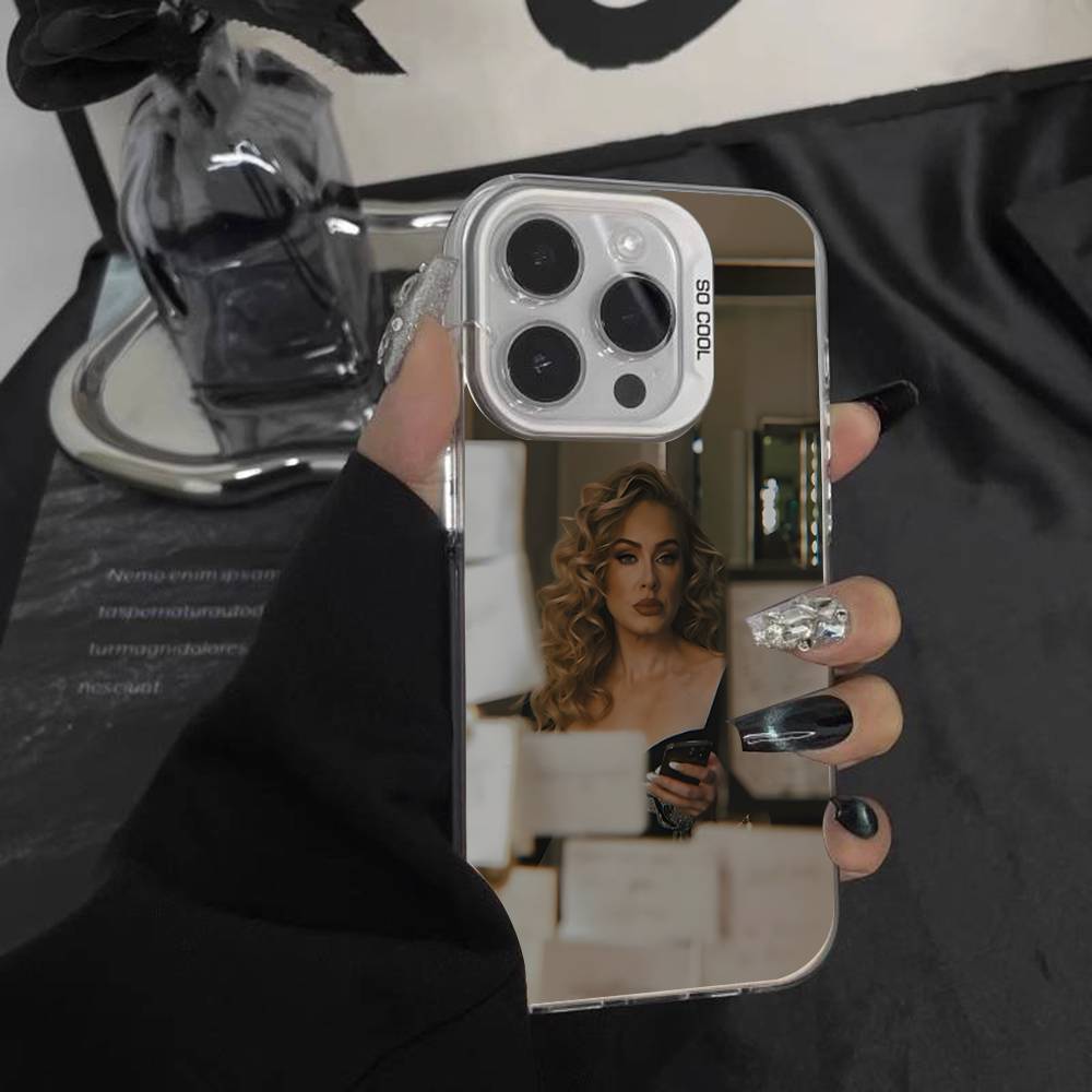 Singer A-Adele Phone Case For iPhone 16,15,14,13,12,11,Pro,XS,Max,Plus,Mini,SE White Candy Matte Shockproof Cover