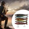 Multi Jointed Swimbaits Slow Sinking Bionic Swimming Lures Fishhooks Freshwater Saltwater Bass Treble Hook Fishing Lures