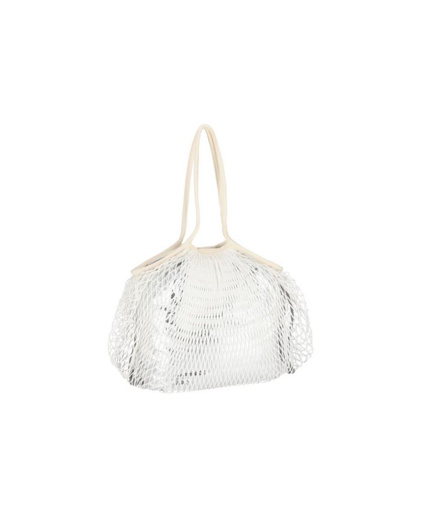 Lesportsac Fishnet Silver Foil Medium Tote Bag [1572.Ld05]