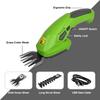 WORKPRO 2 In 1 Cordless Hedge Trimmer Grass Shear Electric Shrubbery Cutter Portable Cutter Trimmer Rechargeable Garden Tool