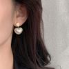 2024  Love Pendant Gold Necklace Earings Women Accessories Jewelry Set