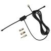 300cm DAB FM Radio Antenna FM Dipole Aerial Audio Plug Connector For 1Stereo 1Receiver 174 MHz-300 MHz 470 MHz-890 MHz