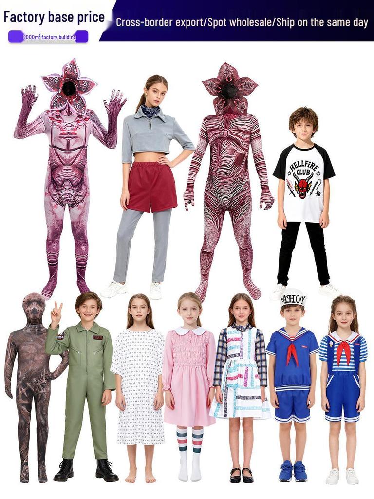 Stranger Things Eleven Sailor Man-Eating Flower Halloween Costume