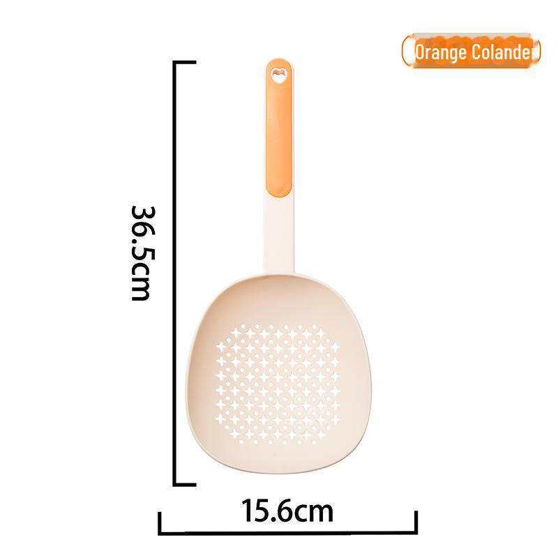 Большой пищевой дуршлаг | Сито для пельменей с длинной ручкой | Кухонный инструмент, устойчивый к высоким температурам