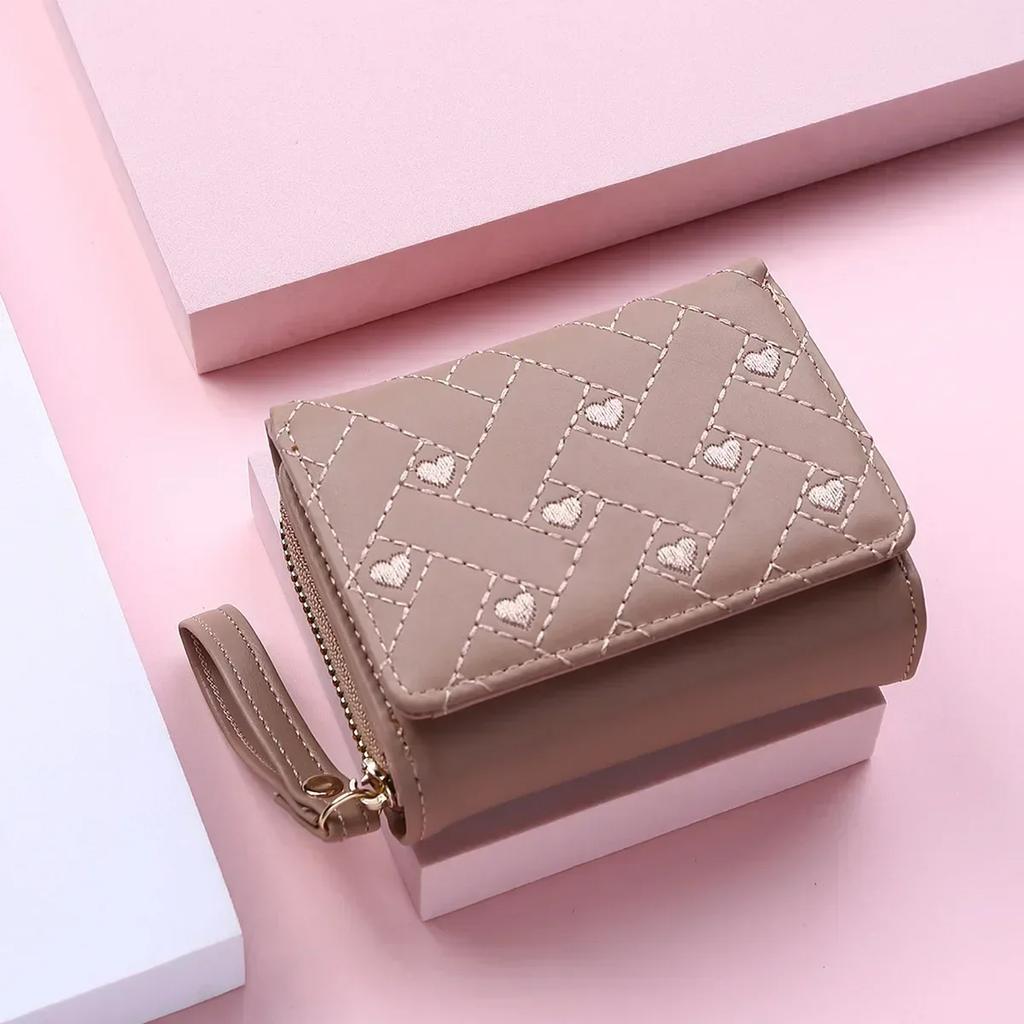 Wallets for Women Kawaii Cute Luxury Designer Lady Wallet Pink Purse Womens Wallet Small Women Leather Coin Purse