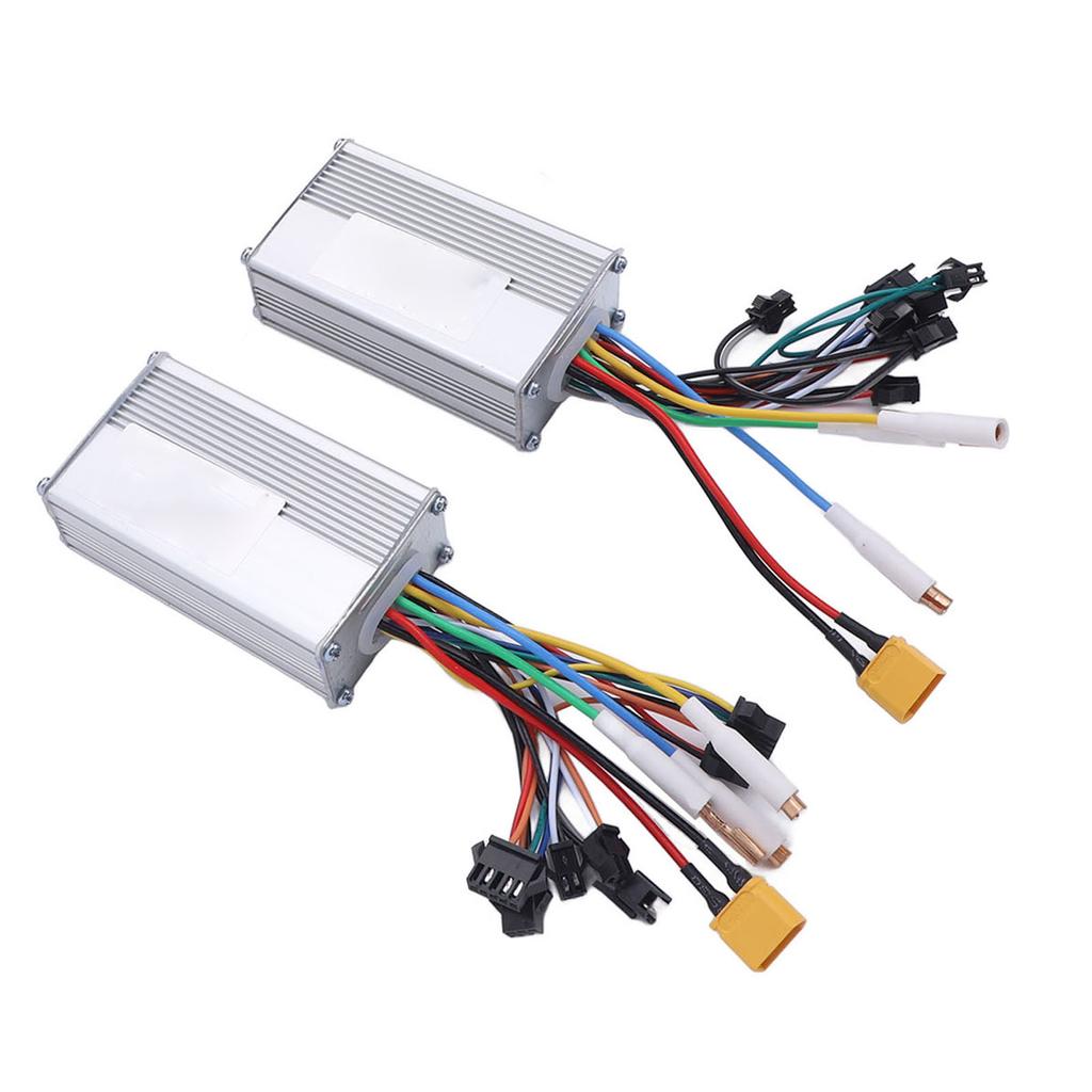 52V 25A 1200W Комплект контроллера бесщеточного двигателя для электровелосипеда Двойной привод Алюминиевый сплав Точное управление Повышенная безопасность