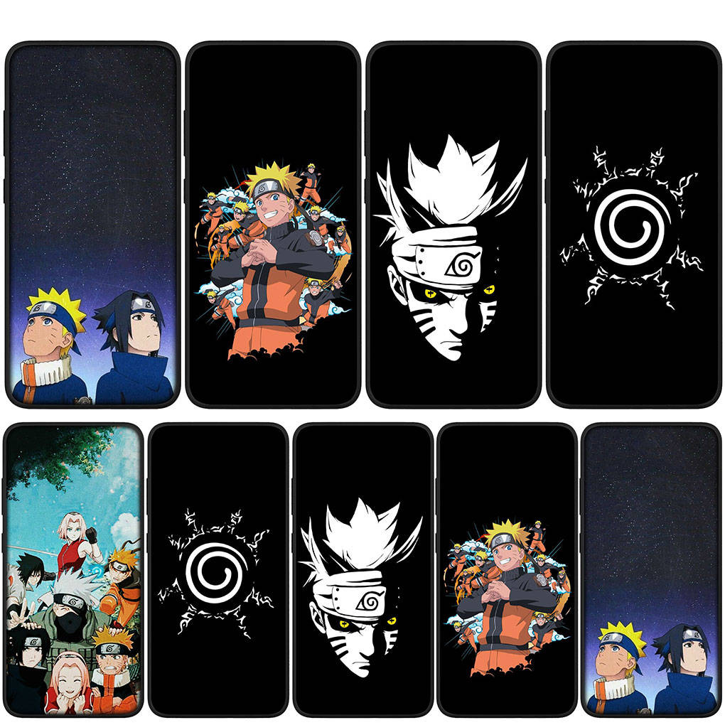 Чехол для iPhone 16 15 Xiaomi Redmi Note 14 13 12 11 Pro Max X 16e Samsung Galaxy S25 S24 S23 Moto OPPO Huawei Cartoon Uchiha Sasuke Naruto Phone Case