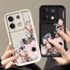 Для Xiaomi 13T Pro 11T Poco F6 X6 X5 Pro Redmi Note 13 12 4G 11 10 Pro Max чехол красивый противоударный чехол с цветочным принтом мягкий матовый силиконовый чехол для телефона