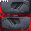 For TESLA MODEL X Door Anti-kick Mat Sticker Modified Carbon Fiber Interior Car Film Accessories Modification