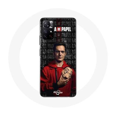 Чехол для смартфона - Бумажный дом - Xiaomi Redmi Note 11s 5G - Мягкий - Белый - Унисекс
