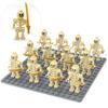 12Pcs Skeleton Warriors Corps Blocks Supplies Model Toys Collection Building