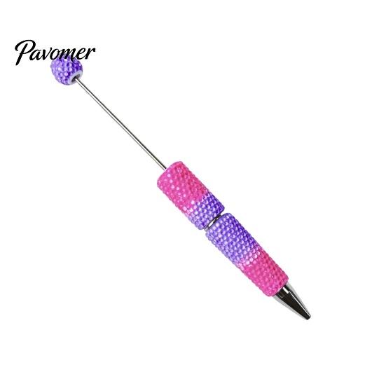 Креативные принадлежности для письма, Ручка с бусинами DIY, ЦветныеFancy Бусинные Шариковые Ручки для Поделок для Взрослых, Подарок Студентам, Сувениры на Вечеринку, Офис