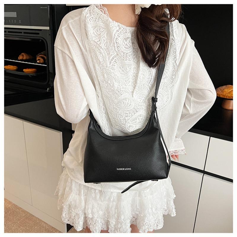 Новая нишевая сумка-пельмень из первого слоя кожи, модная универсальная сумка под мышкой, высококлассная сумка через плечо на одном плече