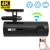 4K WIFI Mini Dash Cam Car Dvr Передний и задний видеорегистратор с ночным видением 24H Парковочная камера Монитор Черный ящик Автомобильные аксессуары