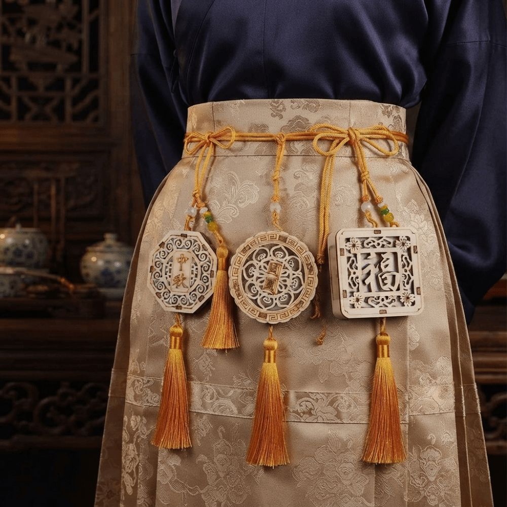 Luminous Wooden Mooncake Lantern Handmade Glow Festival Decor Pendant  Chinese New Year