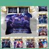 Роскошные западные комплекты постельного белья с супергероями с премиальным пододеяльником и наволочкой