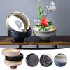 Ceramic Ikebana Vases Japanese Ikebana Tool Tea Ceremony Vase Flowerpot Hydroponic Living Room Tea Table Decor Ornaments