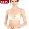 Spring New Pure Desire Wind Without Steel Ring Beauty Back Mesh Sexy Lace Underwear Comfortable Upper Support Bra Women
