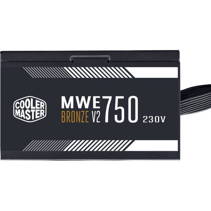 PC Power Supply - COOLER MASTER - MPE-7501-ACABW-BEU - MWE 750W V2 - 80+ BRONZE - 750 W